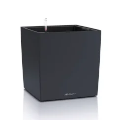 Lechuza CUBE Color 40  samozavlažovací květináč břidlice kompletní set