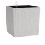 Lechuza CUBE COTTAGE 30 samozavlažovací květináč světlá šedá kompletní set