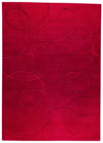Ručně vyráběný kusový koberec MADRID 200 x 300 cm - Barva: Červená