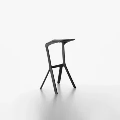 Barová židle MIURA STOOL černá a bílá