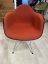 Vitra Eames Plastic Armchair DAR Deep black s čalouněním