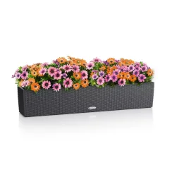 Samozavlažovací truhlík Lechuza BALCONERA COTTAGE 100 granitová kompletní set