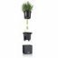 Lechuza CUBE GREEN WALL HOME KIT COLOR samozavlažovací květináč břidlice kompletní set