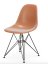 Eames Fibreglass Side Chair DSR - Vitra Eames Fibreglass Chair: red orange