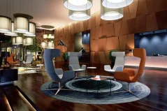 Lounge křeslo FLEXI LOUNGE s podnožkou