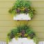 Samozavlažovací truhlík Lechuza BALCONERA COTTAGE 80 bílá kompletní set