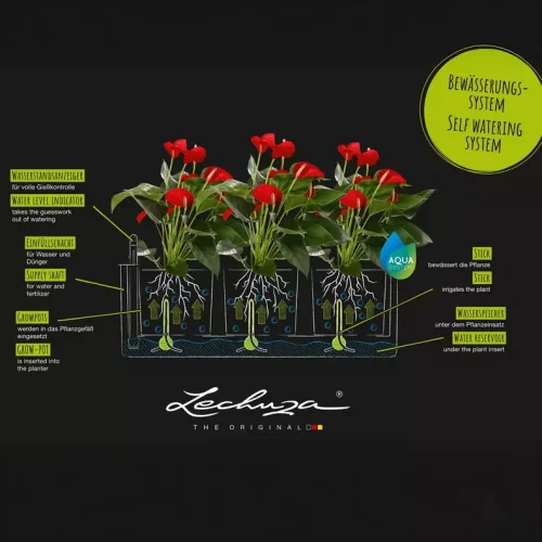 CUBE Premium Triple matná červená scarlet