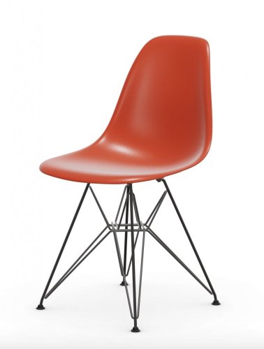 Eames Plastic Side Chair DSR - Eames Plastic Side Chair DSR colors: red