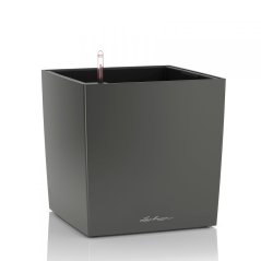 Lechuza CUBE 40 samozavlažovací květináč antracitová kompletní set