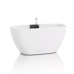 lechuza NAVIO Color 10 samozavlažovací květináč bílá kompletní set