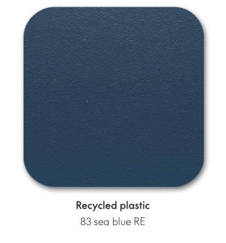 Vzorky Plastics RE Vitra Eames Chair-KOPIE - Barva: Sea Blue RE