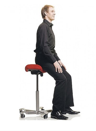 Ergonomická kancelářská stolička CAPISCO 8105 - Provedení podnože Capisco 8105- bez příplatku: blush rose podnož CAPISCO 8105