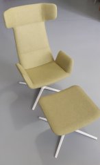 Lounge křeslo FLEXI LOUNGE s podnožkou