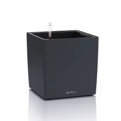Lechuza CUBE Color 30 samozavlažovací květináč břidlice kompletní set