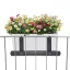Samozavlažovací truhlík Lechuza BALCONERA COTTAGE 100 mokka kompletní set