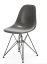 Eames Fibreglass Side Chair DSR - Vitra Eames Fibreglass Chair: dark grey