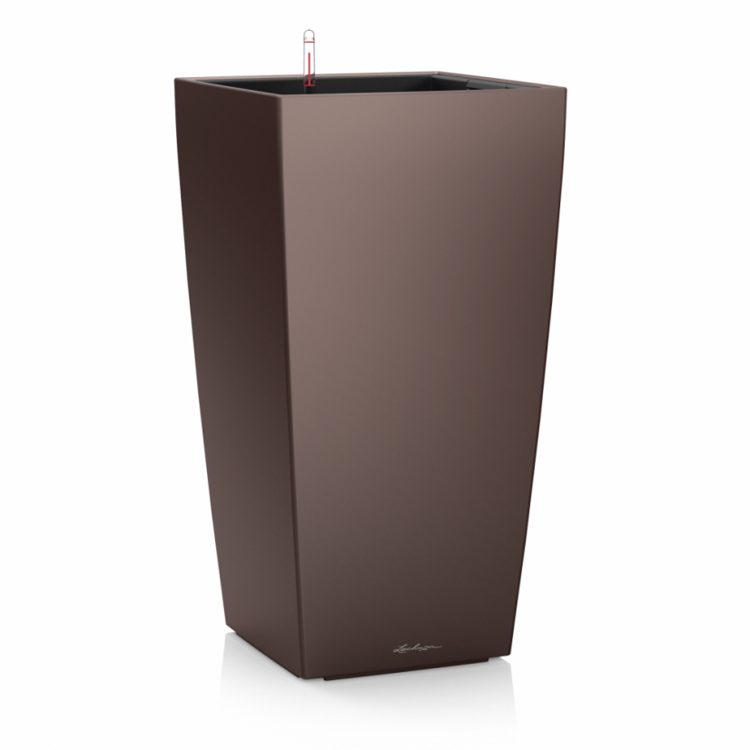 Lechuza CUBICO 50 samozavlažovací květináč espresso kompletní set