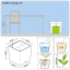 Lechuza CUBE COTTAGE 30 samozavlažovací květináč světlá šedá kompletní set