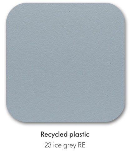 Vzorky Plastics RE Vitra Eames Chair-KOPIE - Barva: Ice Grey RE