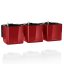 Lechuza CUBE GLOSSY GREEN WALL HOME WALL KIT samozavlažovací květináč scarlet kompletní set