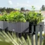 Samozavlažovací truhlík Lechuza BALCONERA COTTAGE 100 mokka kompletní set