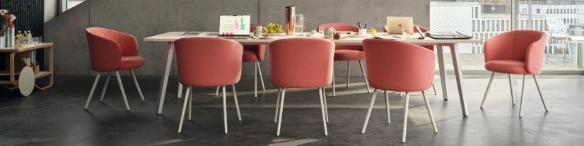 Vitra Mikado Armchair designové židle - Typy čalounění Mikado Armchair: Látka Nubia