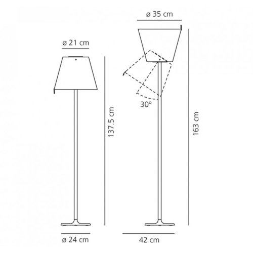 Designová lampa Artemide Melampo Terra