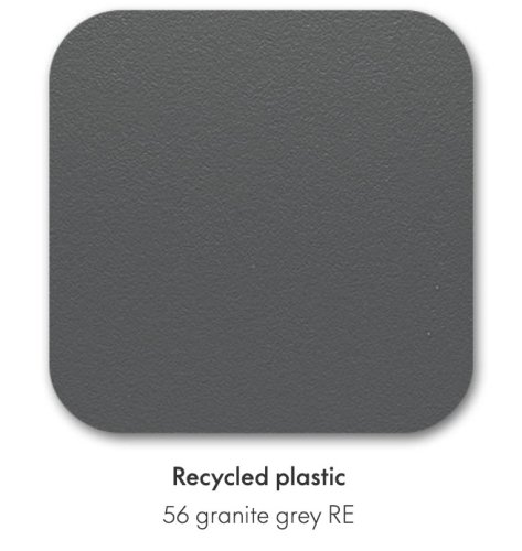 Vzorky Plastics RE Vitra Eames Chair - Barva: Granite Grey RE