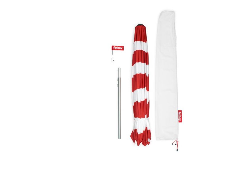 FATBOY Stripesol red/white slunečník