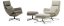 Vitra Grand Relax & Ottoman Citterio