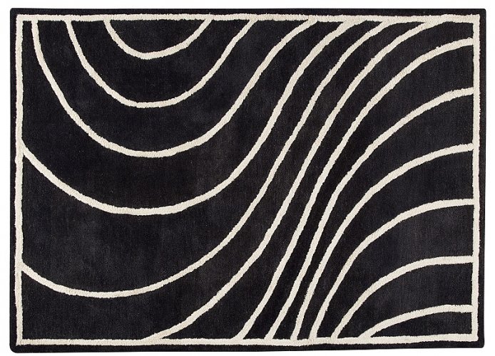 Ručně vyráběný kusový koberec LAKE PLACID 170 x 240 cm - Barva: Uhlová