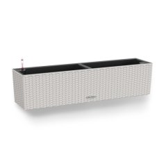 Samozavlažovací truhlík Lechuza BALCONERA COTTAGE 80 šedá kompletní set