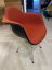 Vitra Eames Plastic Armchair DAR Deep black s čalouněním