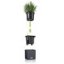 Lechuza CUBE GLOSSY GREEN WALL HOME WALL KIT samozavlažovací květináč scarlet kompletní set