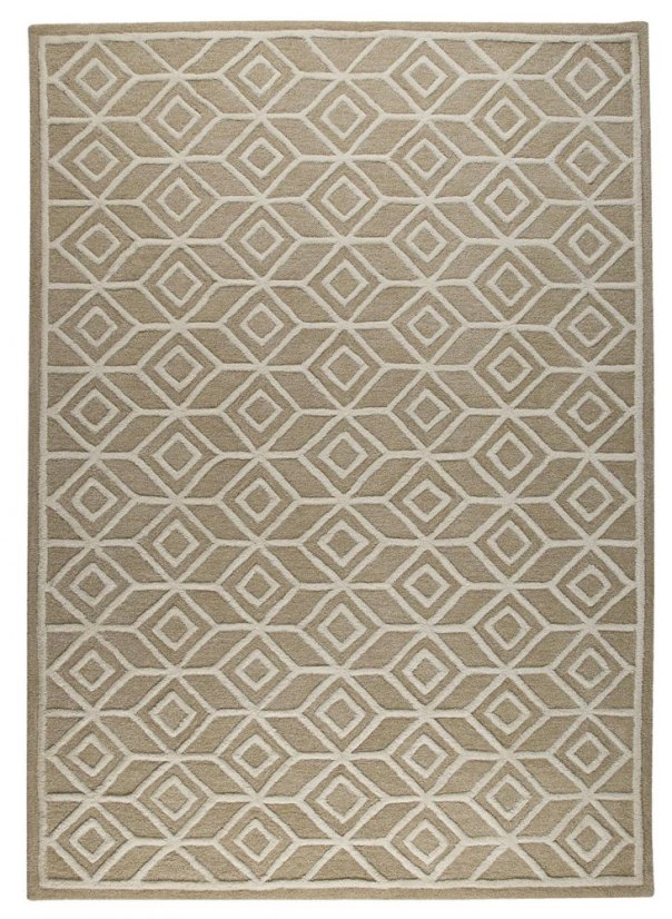 Ručně vyráběný kusový koberec ALHAMBRA 200 x 300 cm - Barva: Černá