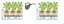 Lechuza DELTA 10 samozavlažovací květináč antracitová kompletní set