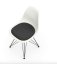 Vitra Eames Plastic Side Chair DSR bílá s černým podsedákem - Eames Plastic Side Chair DSR colors: orange