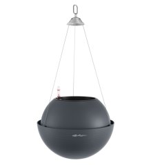 Lechuza BOLA Color 32 - Břidlice - Závěsný samozavlažovací květináč