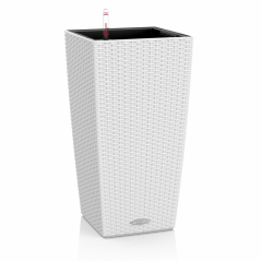 Lechuza CUBICO COTTAGE 30 samozavlažovací květináč bílá kompletní set