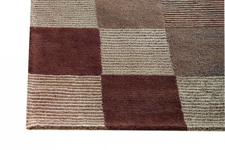 Ručně vyráběný kusový koberec CHECK 170 x 240 cm