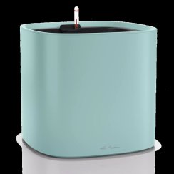 Lechuza PILA Color, samozavlažovací květináč nízký, pastelově zelená