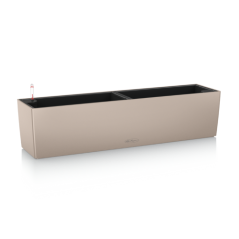 Samozavlažovací truhlík Lechuza BALCONERA COLOR 80 pískově hnědá kompletní set