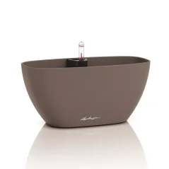 Lechuza NAVIO Color 10 samozavlažovací květináč muškátový oříšek kompletní set