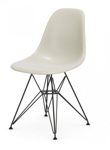 Eames Fibreglass Side Chair DSR - Vitra Eames Fibreglass Chair: cream