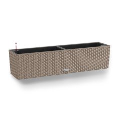 Samozavlažovací truhlík Lechuza BALCONERA COTTAGE 80 písková hnědá kompletní set