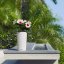 Lechuza CILINDRO Cottage 23 - Samozavlažovací květináč - Granitová - Kompletní set