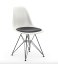 Vitra Eames Plastic Side Chair DSR bílá s černým podsedákem - Eames Plastic Side Chair DSR colors: orange