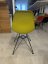 Vitra Eames Plastic Side Chair DSR Mustard with upholstery