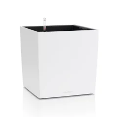 Lechuza CUBE Color 40 samozavlažovací květináč bílá kompletní set