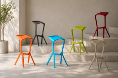 Barová židle MIURA STOOL barevné